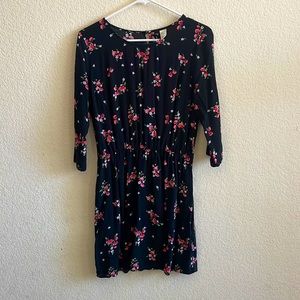 divided by h&m floral midi dress